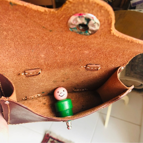 Bucheimer Leather Ammo Belt Pouch Holder Hunting Storage Case #157 A - Picture 5 of 6